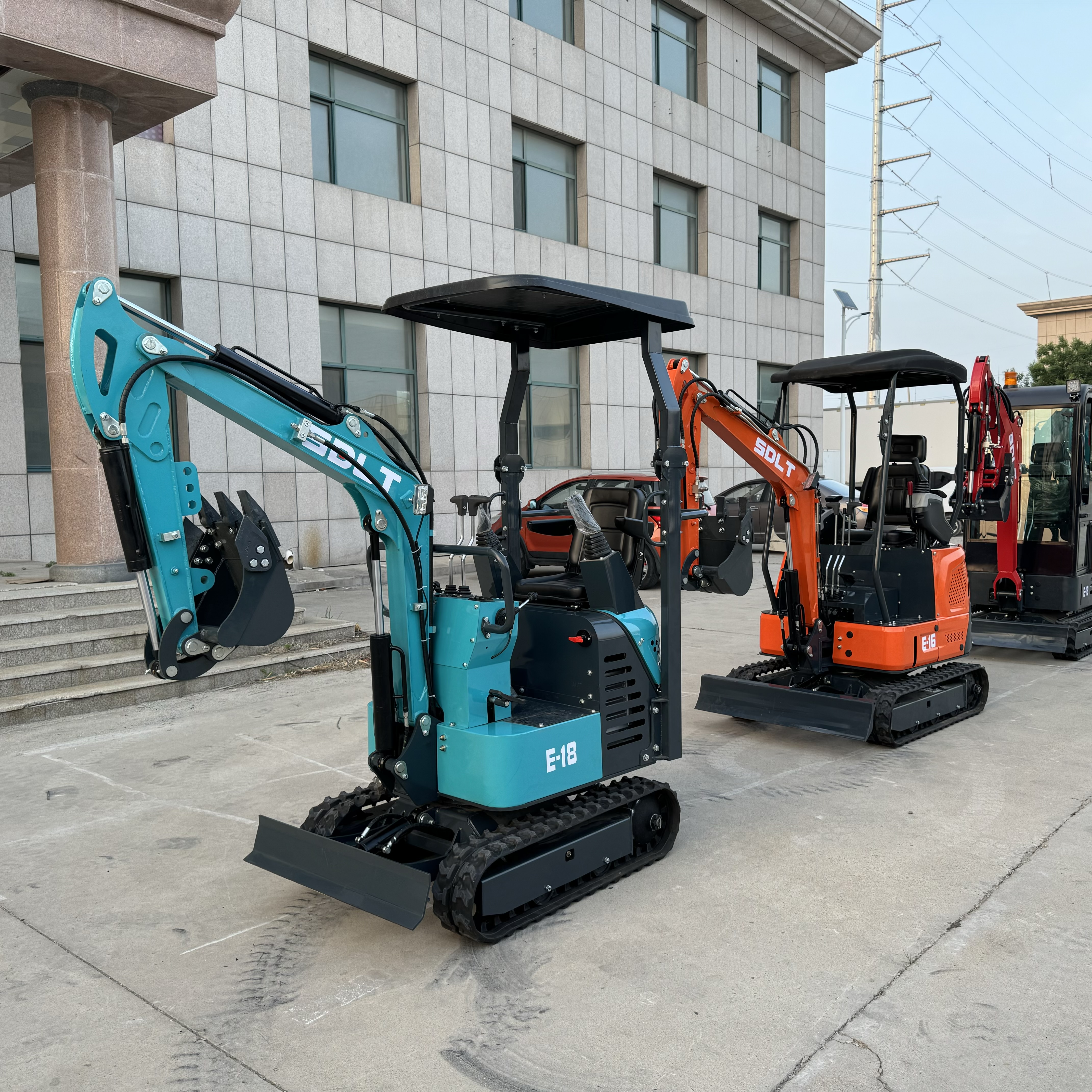 Excavator showing